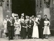 Pavel Potocky at his first wedding