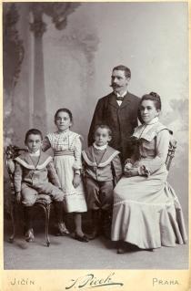 The Polak family in Jicin