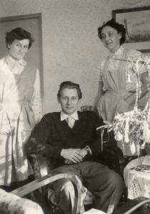 Anna Mrazkova with her husband Karel Mrazek
