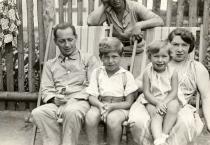 Anna Munkova on vacation with her family