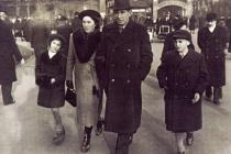 The Ginz family on a Sunday walk