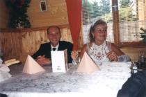 Gabriela's grandson at his wedding reception