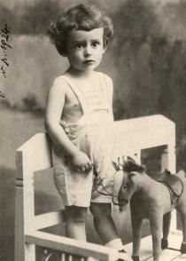 Ladislav Porjes as a child