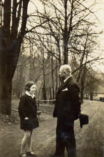 Artur Bloch and his daughter Marietta Smolkova