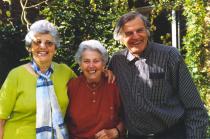Marietta Smolkova with her cousins Mariana and Petr Bruml