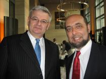 Tomas Kraus with Joschka Fischer