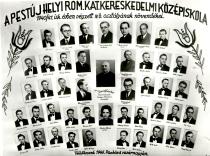 Gömöri Géza kereskedelmi iskolai tablója