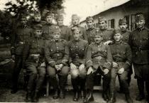 Imre Lunczer in the army
