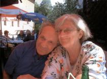 Mariann Szamosi with her cousin Gyorgy Karman