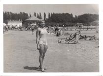 Lea Merenyi on vacation at the Balaton