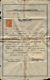 Grün Magda segédlevele