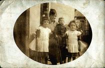 Piroska Hamos with relatives