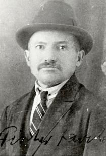 Farkas Fischer's passport picture
