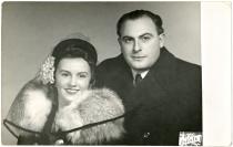Vilmos Anesini and his wife