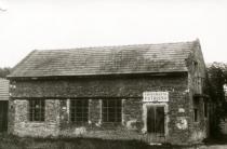 Printers place in yard of Moric Weinberger's house