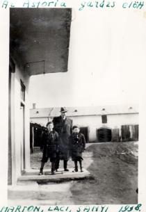 Laszlo and Sandor Nussbaum with a relative