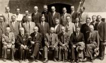 Alfred Borowicz and his friends from school