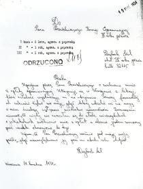 Srul Dajbog's application for discharge of university tuition fee