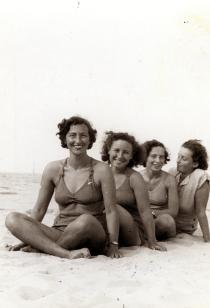 Estera Migdalska on holidays in Ustka