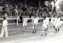 Jankiel Baran at a sport parade