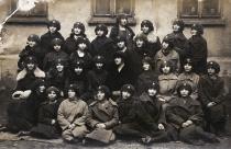 Salomea Gemrot at school in Rzeszow