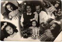 Judit Incze at the age of four