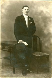 Burah Herscu as a groom