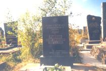Monument on the grave of Isaac Ryvkin