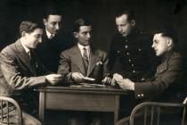 Armin Palgi with his friends