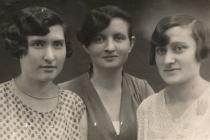 Valeria Bachnerova with her friends