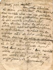 Letter from Alexander Bachnar's students