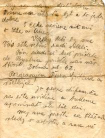 Letter from Alexander Bachnar's students