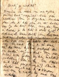 Letter from Alexander Bachnar's students