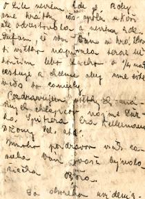 Letter from Alexander Bachnar's students